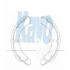 BS-9935 KAVO PARTS Комплект тормозных колодок