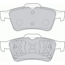 FSL1540 FERODO Комплект тормозных колодок, дисковый тормоз