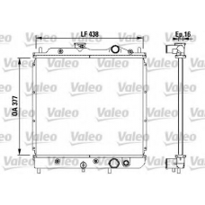 731646 VALEO Радиатор, охлаждение двигателя