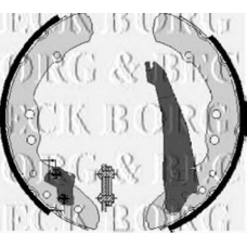 BBS6212 BORG & BECK Комплект тормозных колодок