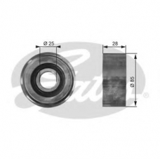 T36015 GATES Паразитный / ведущий ролик, поликлиновой ремень