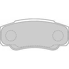 DBP341480 DURON Комплект тормозных колодок, дисковый тормоз