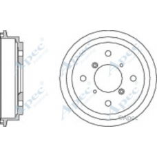 DRM9162 APEC Тормозной барабан