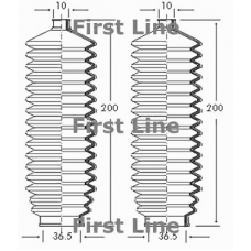 FSG3039 FIRST LINE Пыльник, рулевое управление