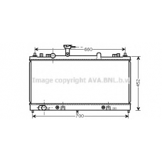 MZ2163 Prasco Радиатор, охлаждение двигателя