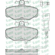 05P279 LPR Комплект тормозных колодок, дисковый тормоз