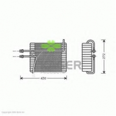 94-5632 KAGER Испаритель, кондиционер