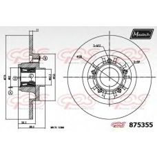 875355.0005 MAXTECH Тормозной диск