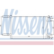 94632 NISSENS Конденсатор, кондиционер