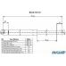 BGS10810 BUGIAD Газовая пружина, капот