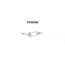 FD30240 VENEPORTE Глушитель выхлопных газов конечный