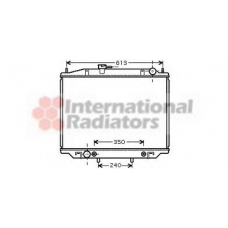13002262 VAN WEZEL Радиатор, охлаждение двигателя