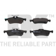 222650 NK Комплект тормозных колодок, дисковый тормоз