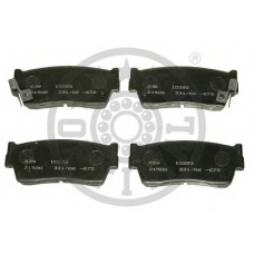 10292 OPTIMAL Комплект тормозных колодок, дисковый тормоз