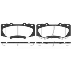 P15683.02 WOKING Комплект тормозных колодок, дисковый тормоз