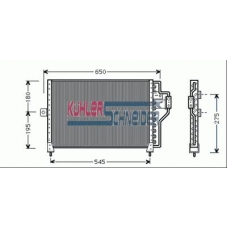 5320201 KUHLER SCHNEIDER Конденсатор, кондиционер