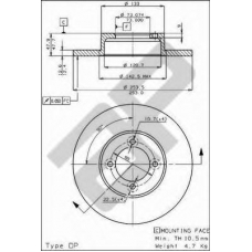 14119 AP Тормозной диск