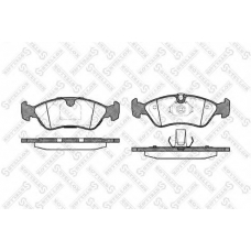 297 050-SX STELLOX Комплект тормозных колодок, дисковый тормоз