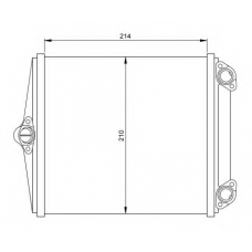 54248 NRF Теплообменник, отопление салона