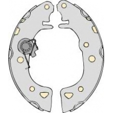 PM640921 MGA Комплект тормозов, барабанный тормозной механизм