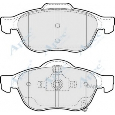 PAD1351 APEC Комплект тормозных колодок, дисковый тормоз