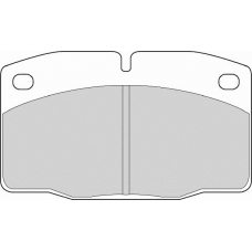 FD817N NECTO Комплект тормозных колодок, дисковый тормоз