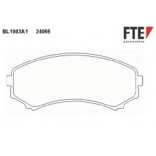 BL1983A1 FTE Комплект тормозных колодок, дисковый тормоз