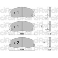 822-455-0 CIFAM Комплект тормозных колодок, дисковый тормоз