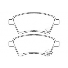 MDB2797 MINTEX Комплект тормозных колодок, дисковый тормоз
