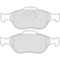 DBP241394 DURON Комплект тормозных колодок, дисковый тормоз