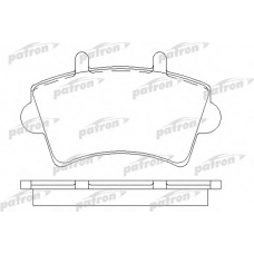 PBP1452 PATRON Комплект тормозных колодок, дисковый тормоз