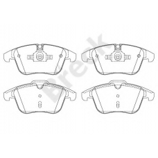 24332 00 701 10 BRECK Комплект тормозных колодок, дисковый тормоз