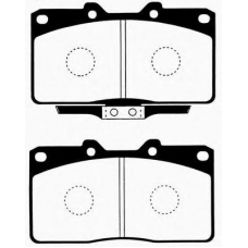 J PA-597AF JAPANPARTS Комплект тормозных колодок, дисковый тормоз