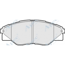 PAD1839 APEC Комплект тормозных колодок, дисковый тормоз