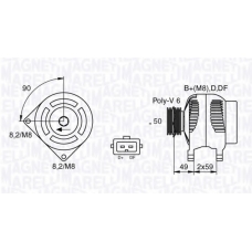 063535150200 MAGNETI MARELLI Генератор