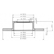 BSF3154 QUINTON HAZELL Тормозной диск