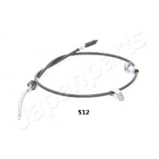 BC-512 JAPANPARTS Трос, стояночная тормозная система