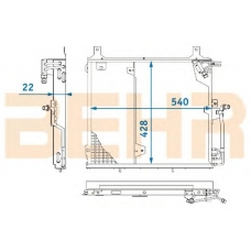 7401113 BEHR Condenser