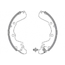 33525 SPIDAN Комплект тормозных колодок