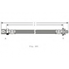 PHB340 TRW Тормозной шланг