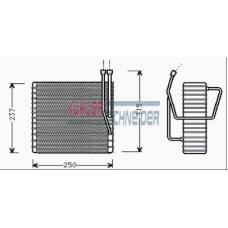 8700961 KUHLER SCHNEIDER Испаритель, кондиционер