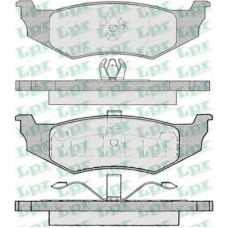05P894 LPR Комплект тормозных колодок, дисковый тормоз