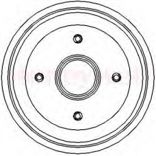 329119B BENDIX Тормозной барабан