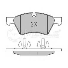 025 239 2221/PD MEYLE Комплект тормозных колодок, дисковый тормоз