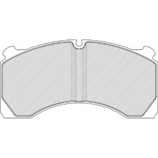 FCV1857BFE FERODO Комплект тормозных колодок, дисковый тормоз