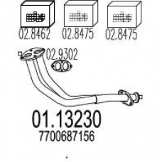 01.13230 MTS Труба выхлопного газа