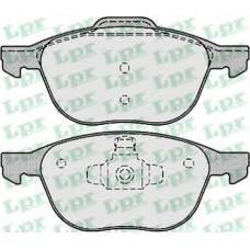 05P1190 LPR Комплект тормозных колодок, дисковый тормоз