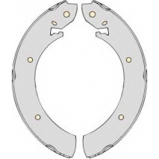 M570 MGA Комплект тормозных колодок