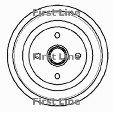 FBR695 FIRST LINE Тормозной барабан