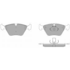 FBP-1397 FREMAX Комплект тормозных колодок, дисковый тормоз
